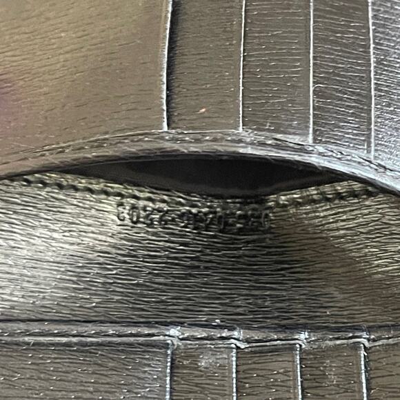 gucci unisex wallet G mark canvas & leather vintage authentic - Picture 7 of 12